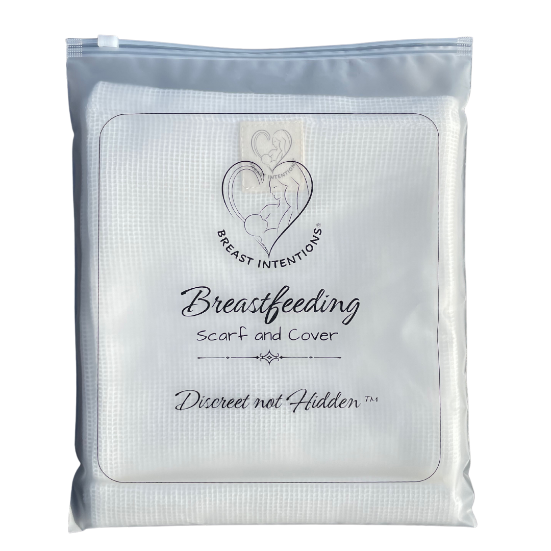 Breast Intentions Breastfeeding Cover in Branded Packaging.