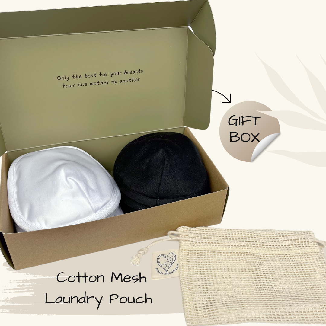 Reusable Breast Pads- Washable Nursing Pads Contents in Gifting Box